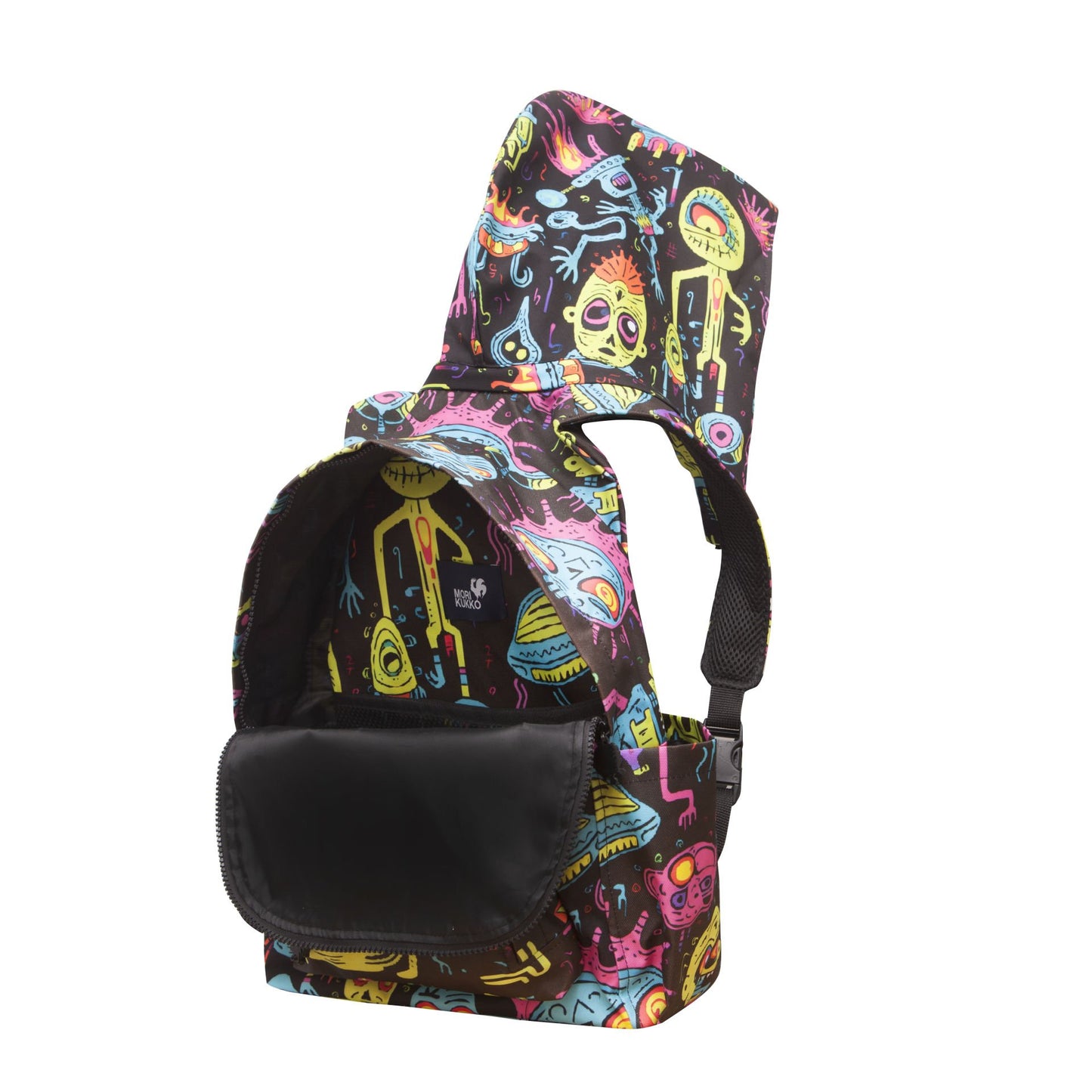 BACK TO SCHOOL ALIEN HOODED BACKPACK