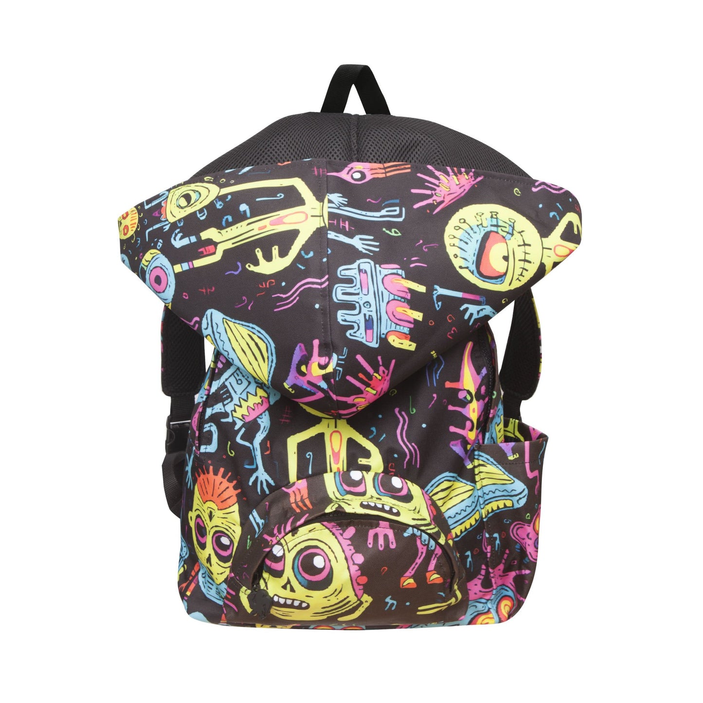 BACK TO SCHOOL ALIEN HOODED BACKPACK