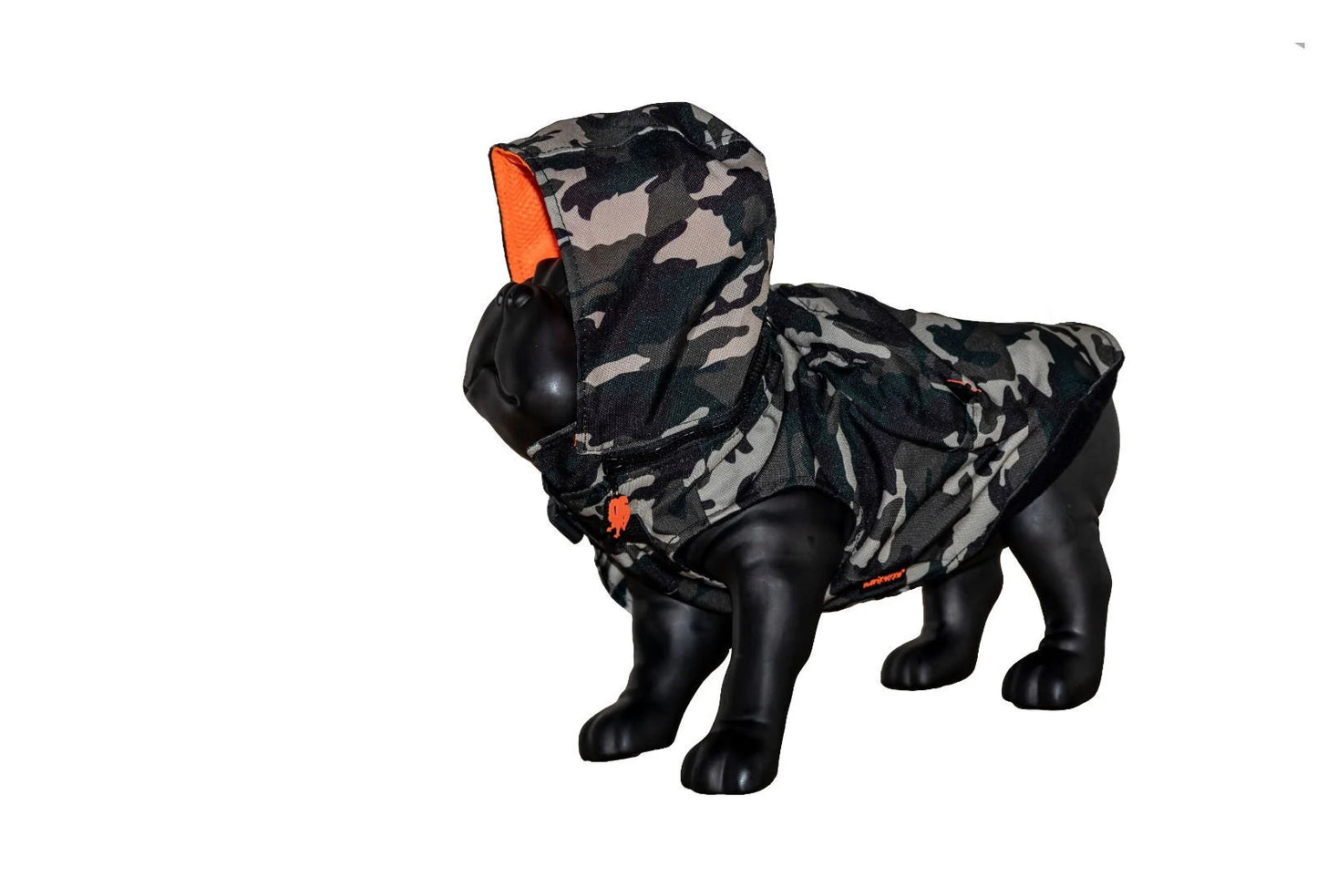 Morikukko Orange Camo Woof Collection Dog Clothing