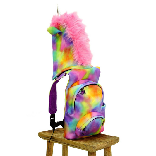Morikukko Back To School Unicorn Large Hooded Backpack (For Adult)