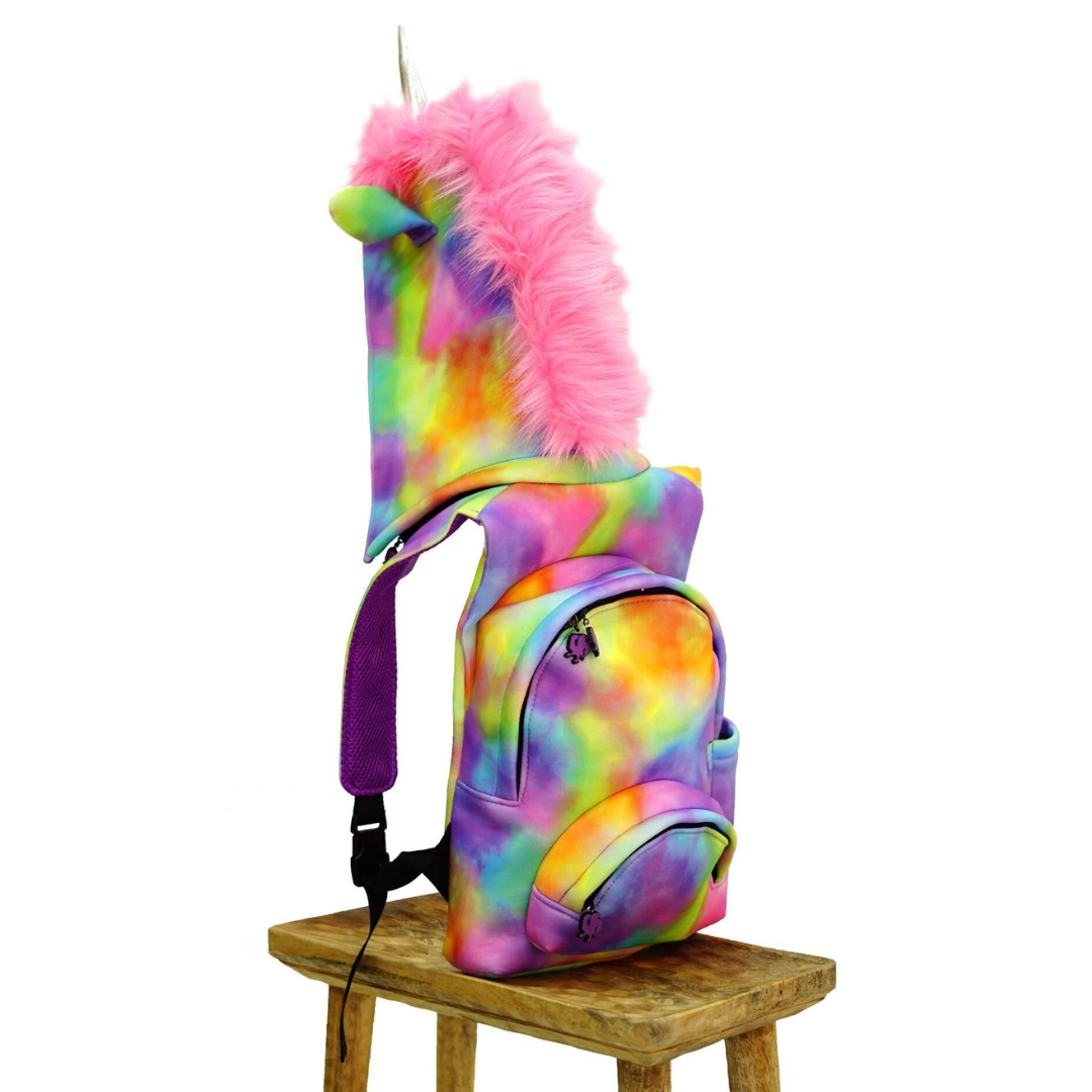 Morikukko Kids Unicorn Detachable Hooded Backpack (For Kids)