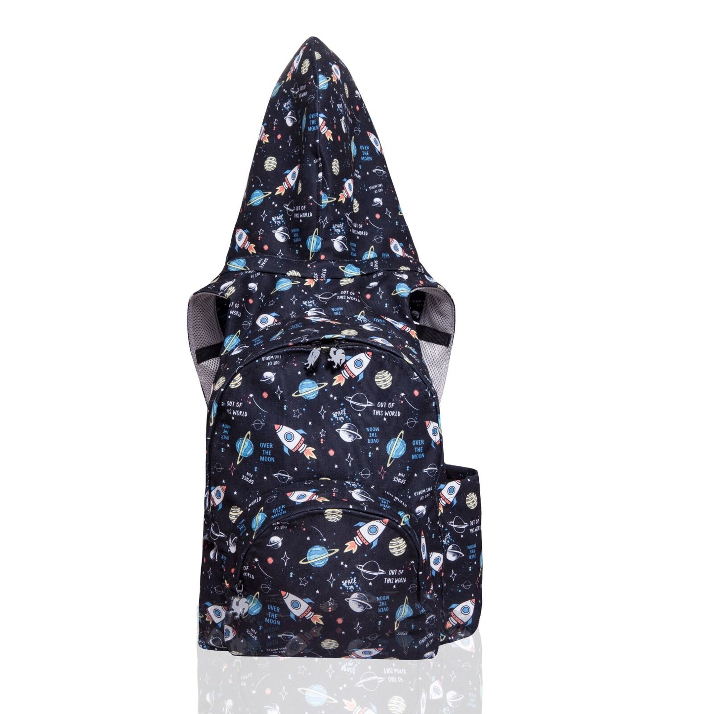 Morikukko Back To School Space Hooded Backpack