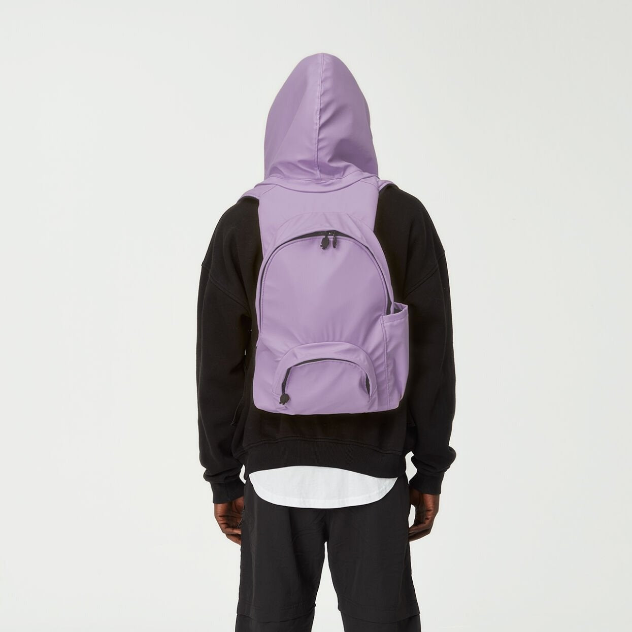 Morikukko Gummy Lilac Hooded Backpack