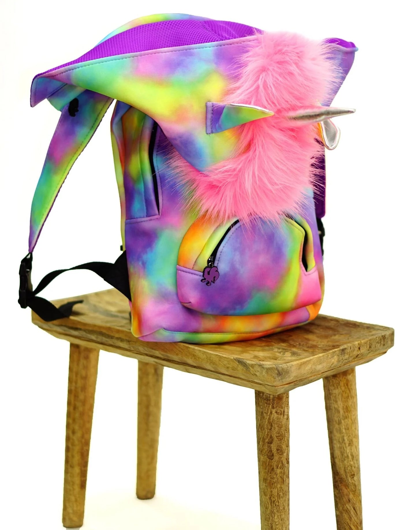 Morikukko Kids Unicorn Detachable Hooded Backpack (For Kids)
