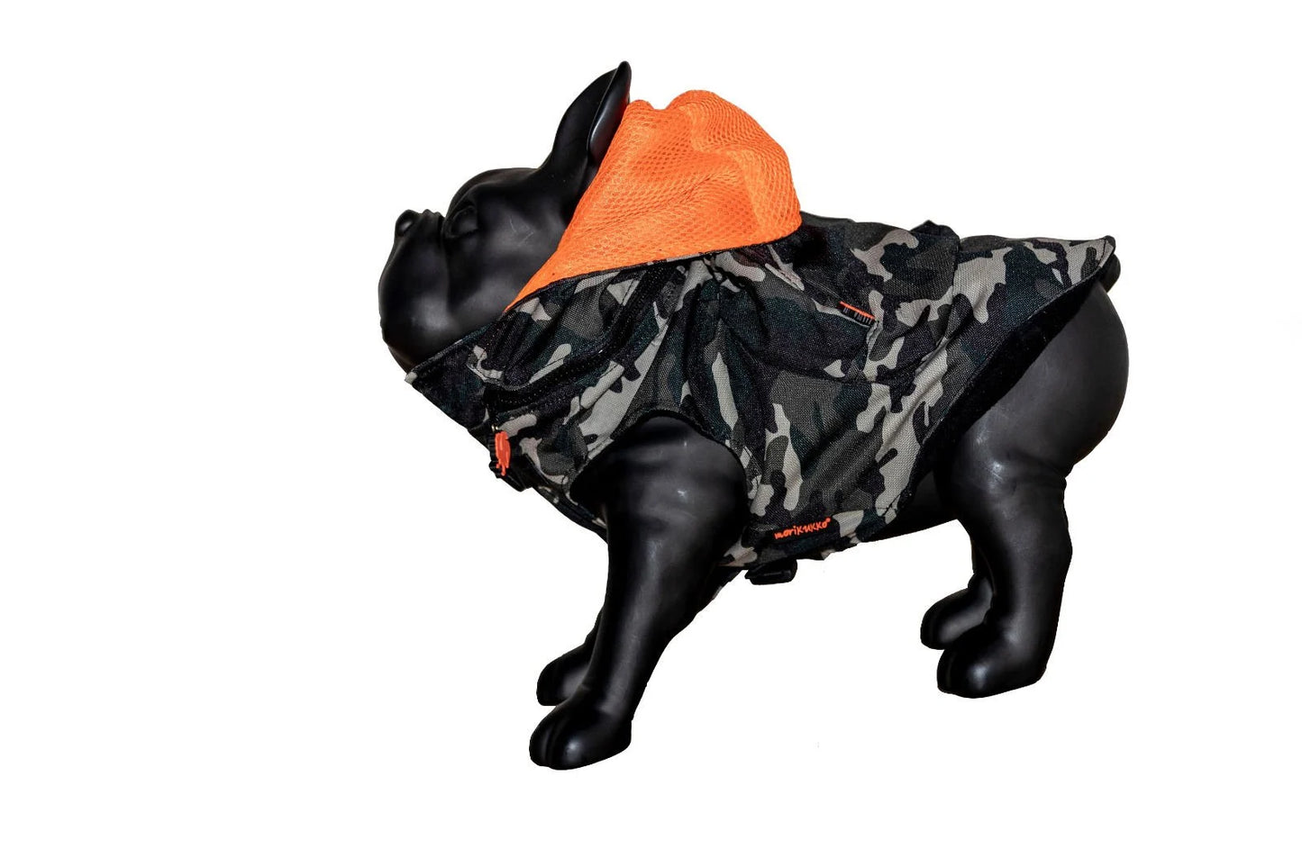 Morikukko Orange Camo Woof Collection Dog Clothing
