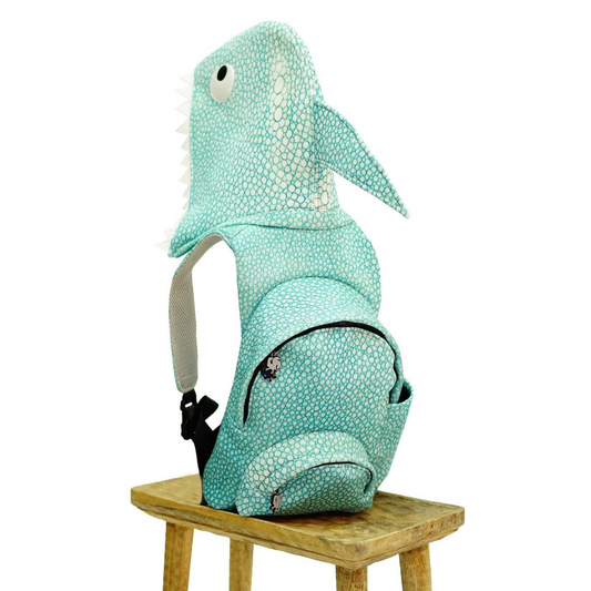 Morikukko Kids Shark Hooded Backpack