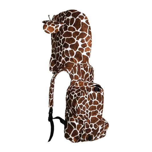 Morikukko Kids Giraffe Hooded Backpack