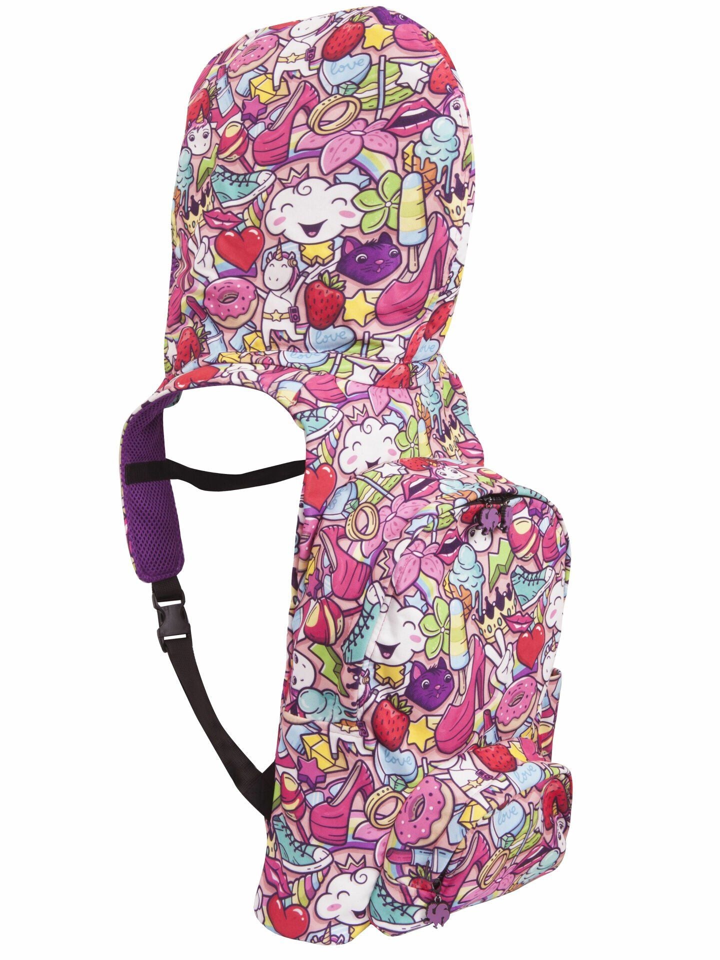 Morikukko Back To School Unicat Hooded Backpack