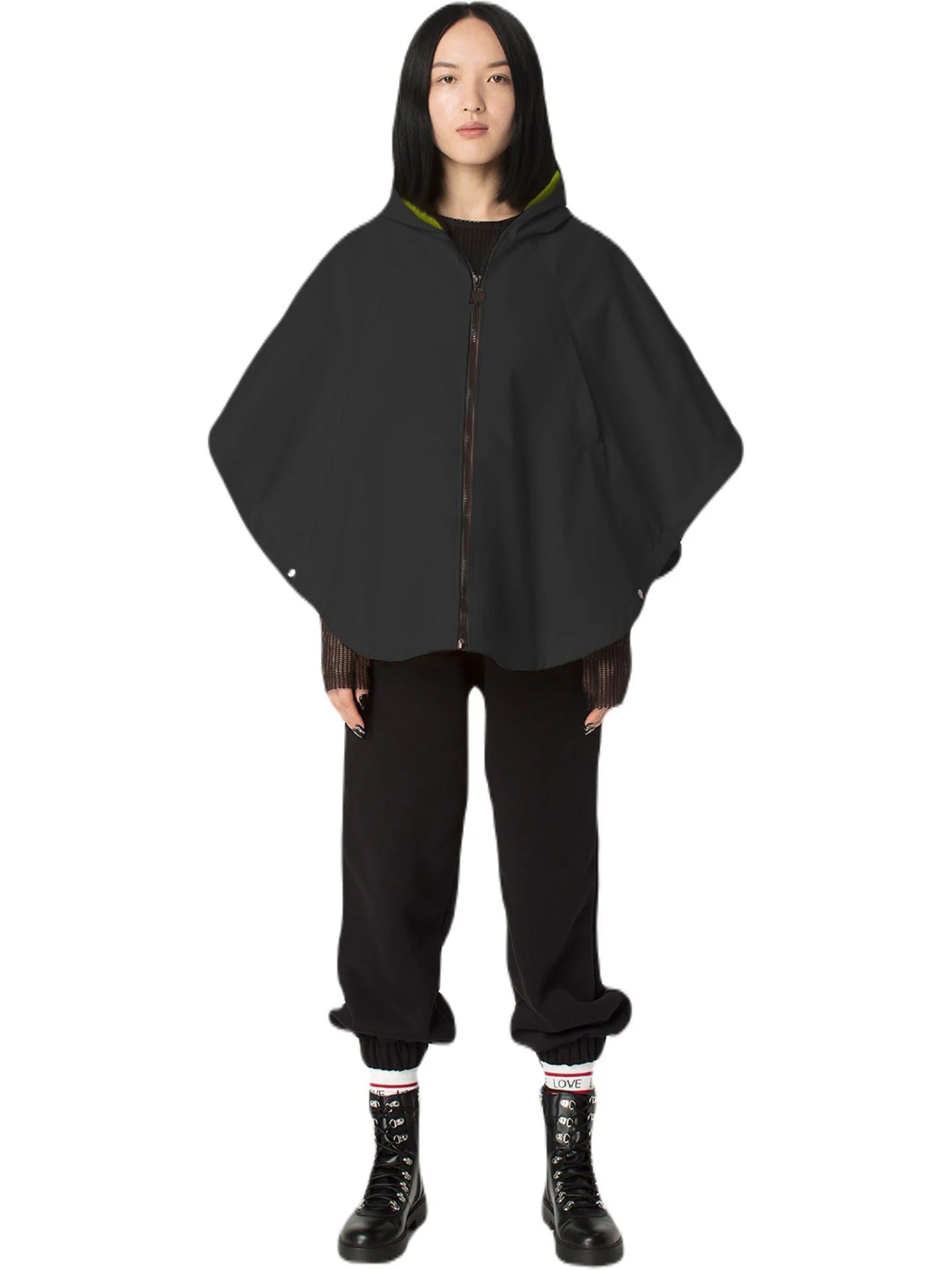 Morikukko Capehood Black Cape Backpack