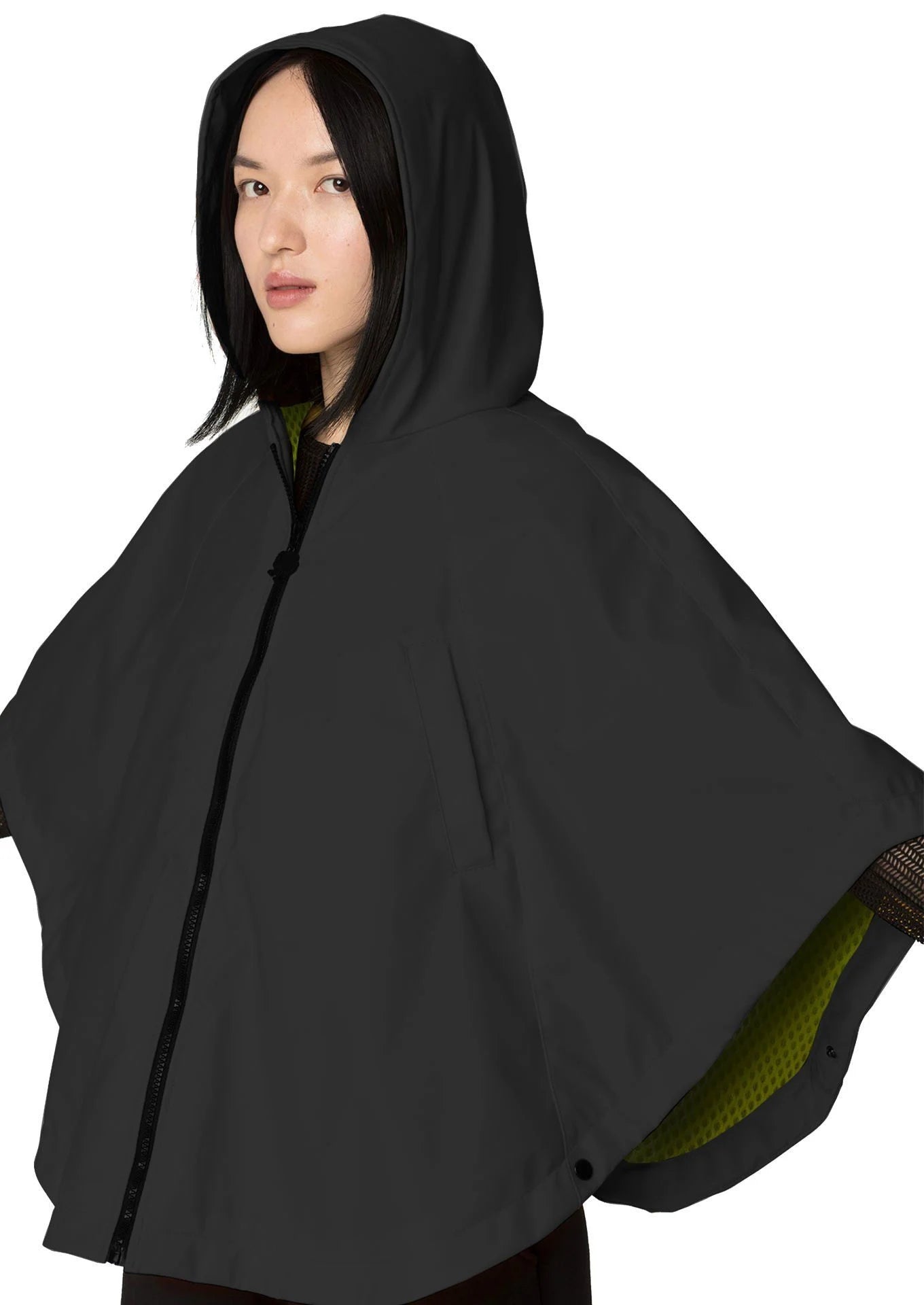 Morikukko Capehood Black Cape Backpack