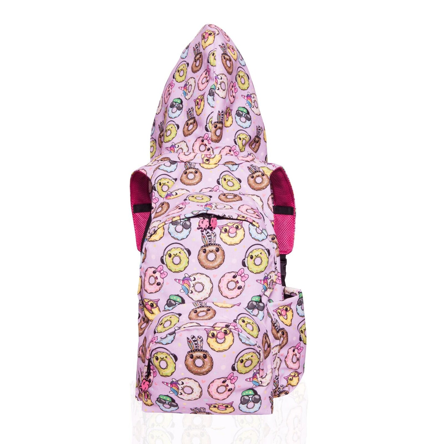 Morikukko Back To School Donut Hooded Backpack