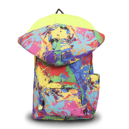 Morikukko Back To School Splash Hooded Backpack