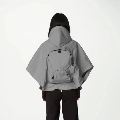 Morikukko Capehood Reflect Cape Backpack