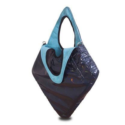 Morikukko Hallogen Shallogen Bag Navy Blue Shoulder Bag