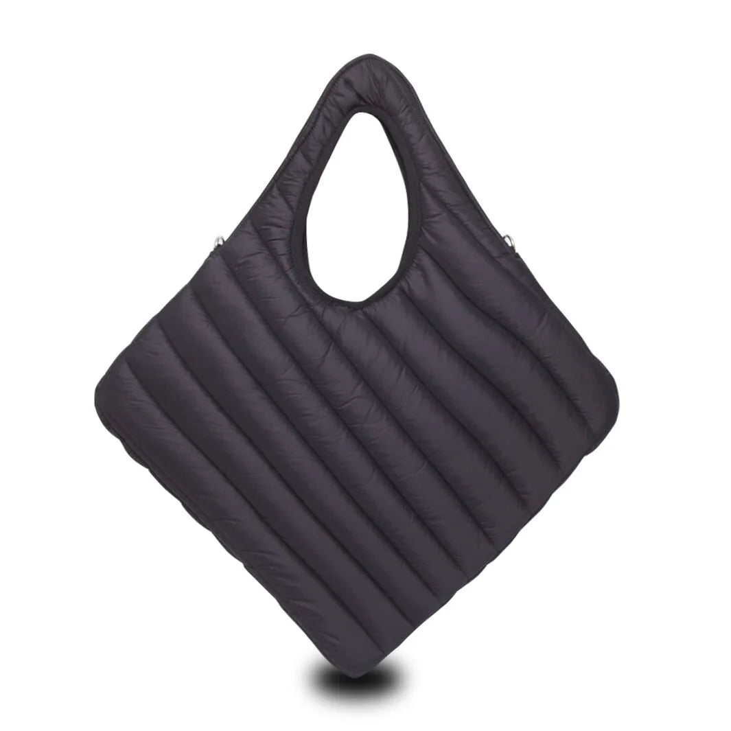 Morikukko Diagonal Tote Bag Modigliani Black Women's Shoulder Bag
