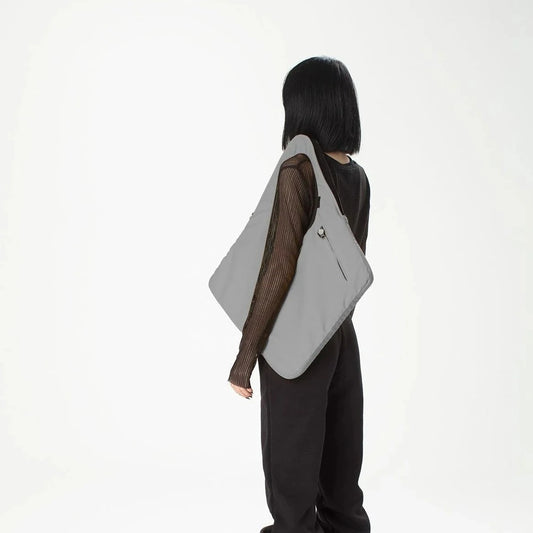 Morikukko Diagonal Gummy Reflect Women's Shoulder Bag
